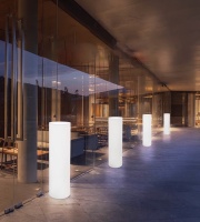 Светильник Цилиндр 40х40 питание от 220, RGB