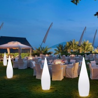 Светильник Капля 45х150 питание от 220, RGB