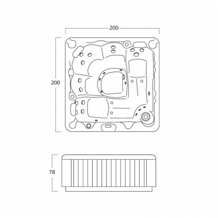 Спа бассейн Treesse Naxos Спа бассейн Treesse Naxos